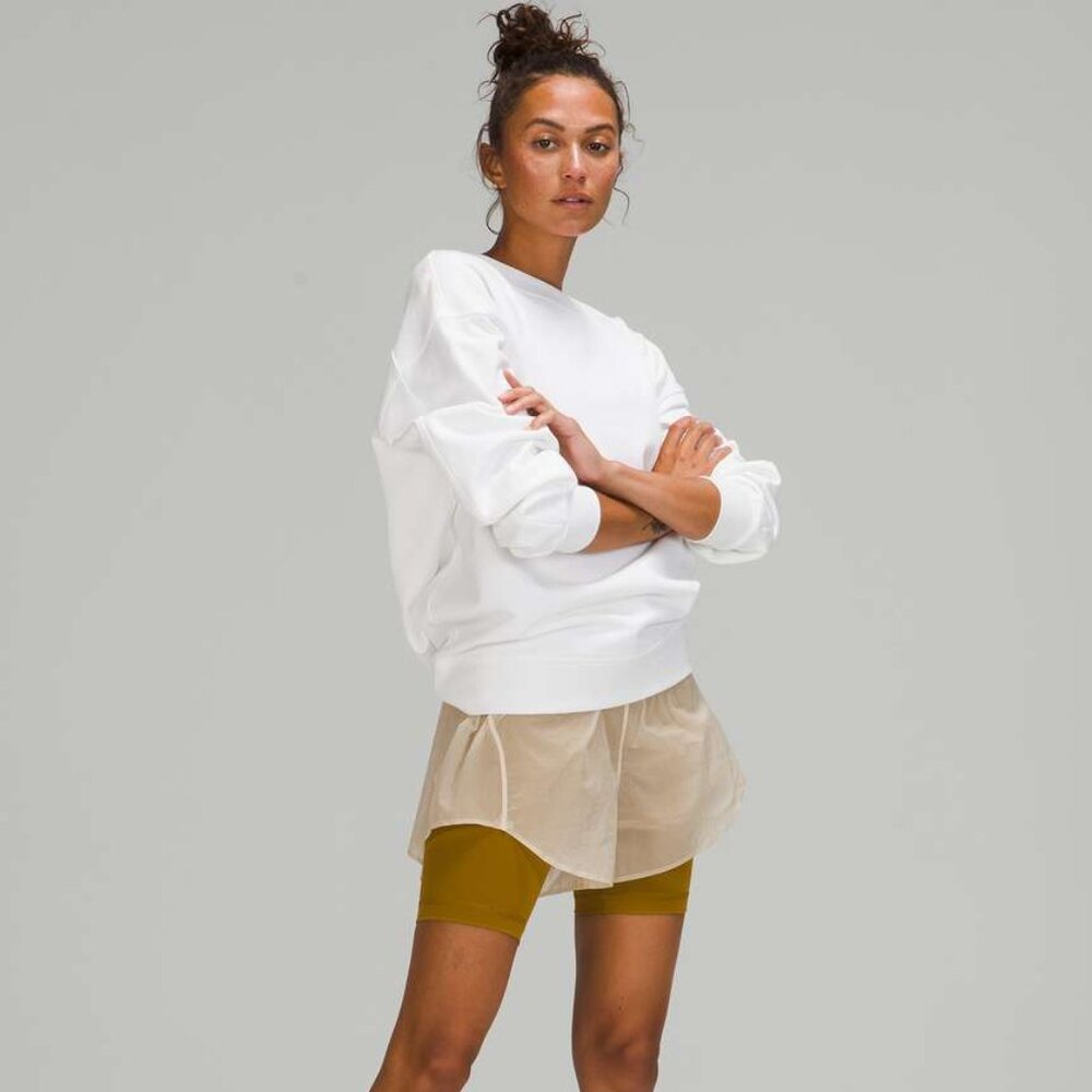 Lululemon Step Out High Rise Shorts Womens Size 8 Transparent Athleisure